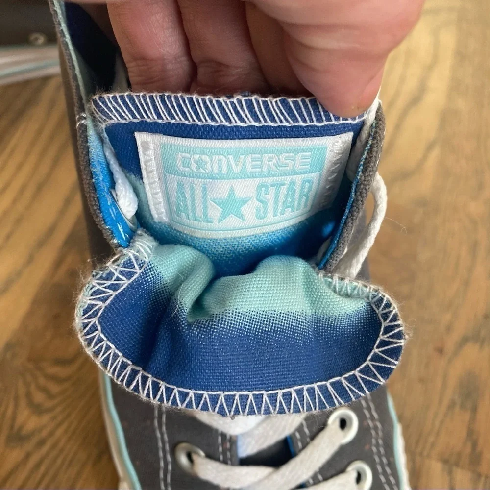 Converse All Stars double tongue low top Chucks 10 - Picture 7 of 10